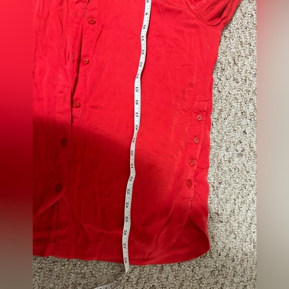 Chico's red long sleeve size 2 large - Picture 7 of 9